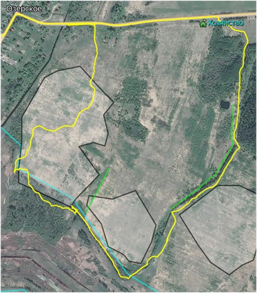 Файл:Карта и трек 06.08.2025.png